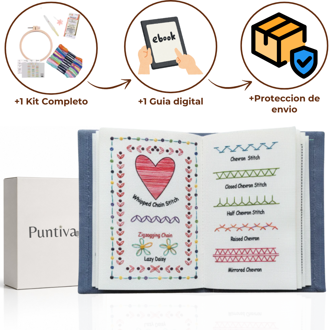 Puntiva™ - Libro de Bordado